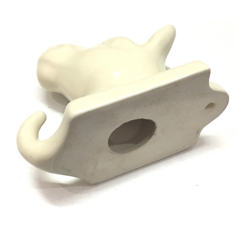 CERAMIC DONKEY COAT HOOK.WIDTH 60 MM, HEIGHT 120 MM. PROJECTION FROM THE WALL 80 MM. AVAILABLE IN VARIOUS COLOR COMBINATIONS.-2