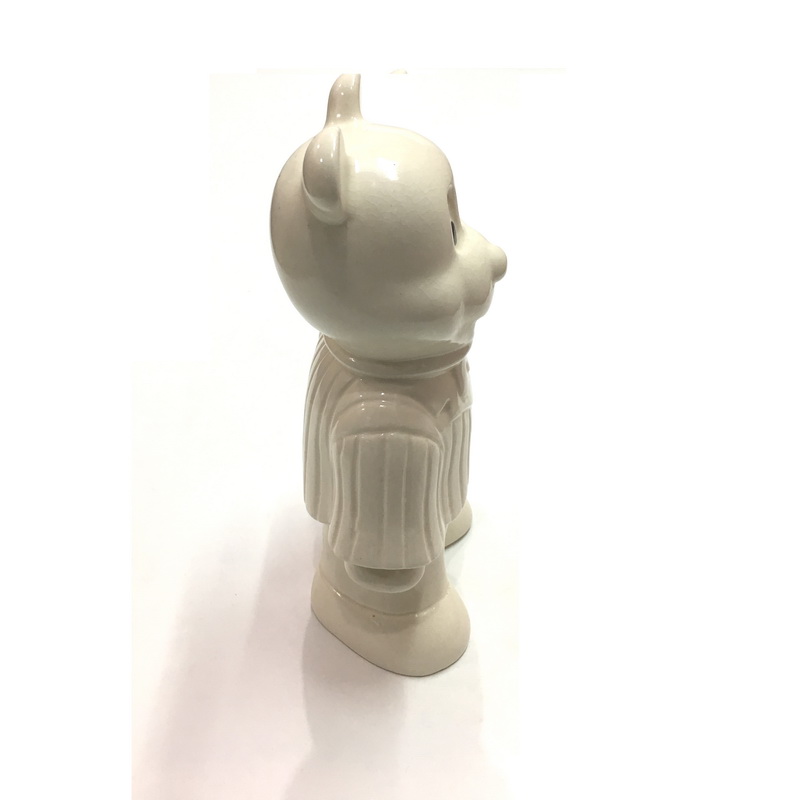CERAMIC MICKEY MOUSE CREAM. LENGTH AT LONGEST POINT 12.5 CM, WIDTH AT WIDEST POINT 8 CM, HEIGHT AT TALLEST POINT 27 CM. AVAILABLE IN DIFFERENT COLORS.-2