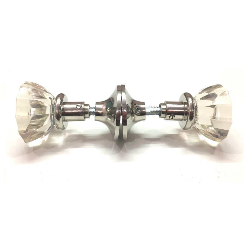 DIAMTER 60 MM, TOTAL HEIGHT 91 MM. BACKPLATE 56 MM. PROJECTION OF BP 25 MM. FINISH ON BACKPLATE-NICKEL. AVAILABLE IN NON SPRUNG VERSION.SPINDLE 7.3X7.3X110 MM-1